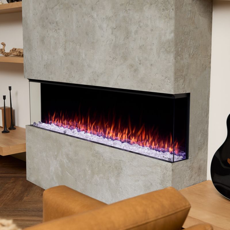 Designer Series 64" 3-Sided Electric Fireplace Insert - image 4 of 12