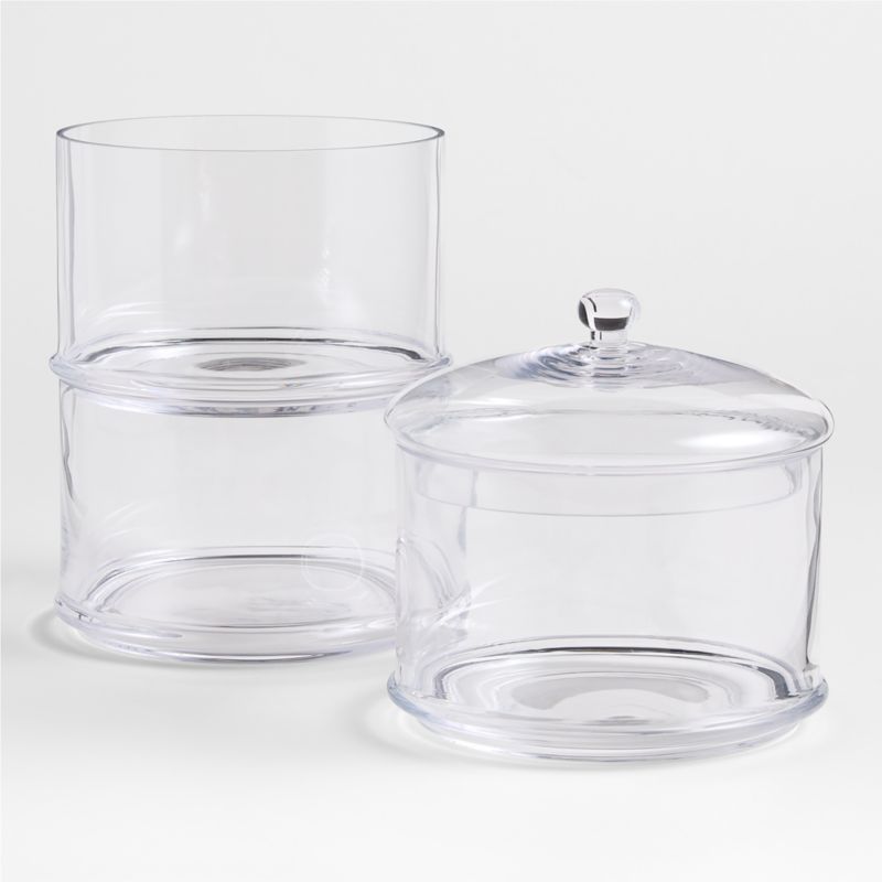 3-Tier Glass Cookie Jar - image 3 of 4