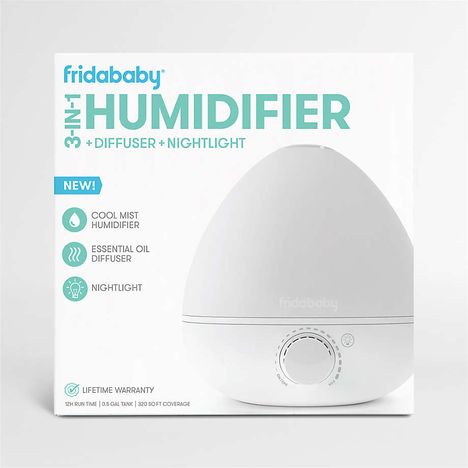 Fridababy 3-in-1 Nursery Humidifier, Diffuser & Nightlight + Reviews |  Crate & Kids