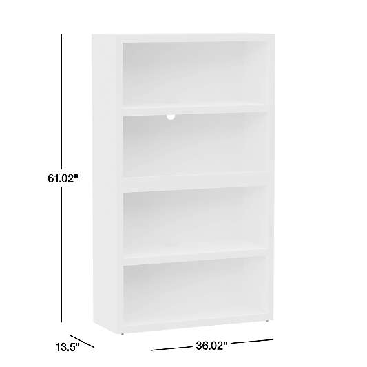 Ever Simple Modular Slate Blue Wood Kids Open Bookcase