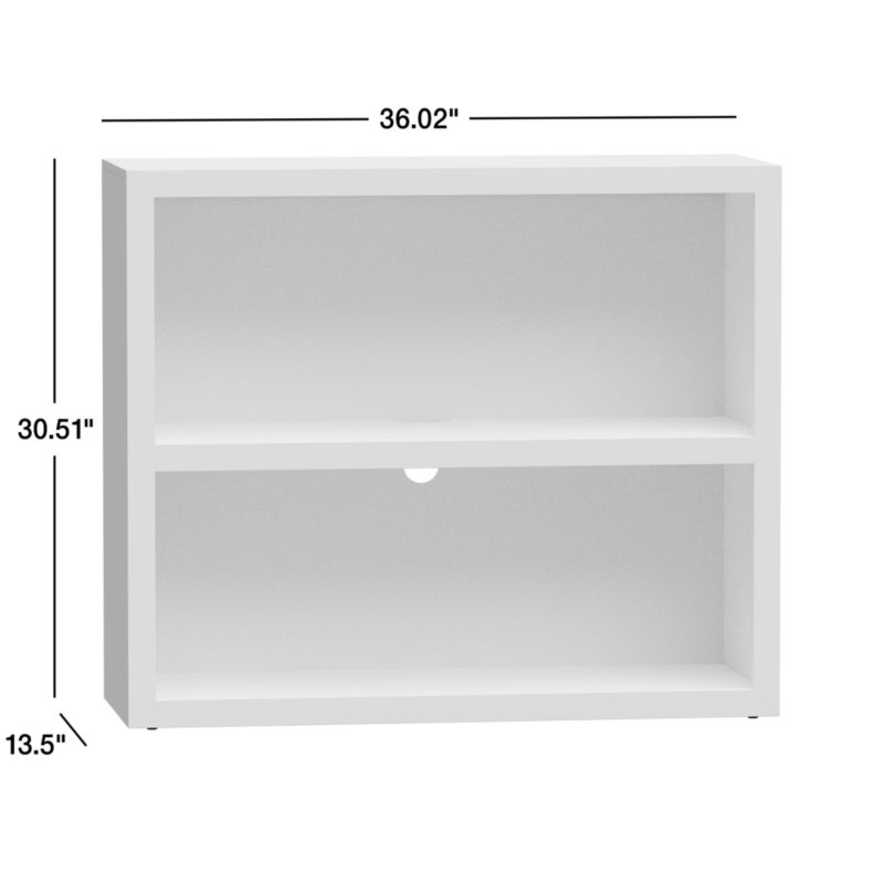 Ever Simple Modular White Wood Kids Bookcase