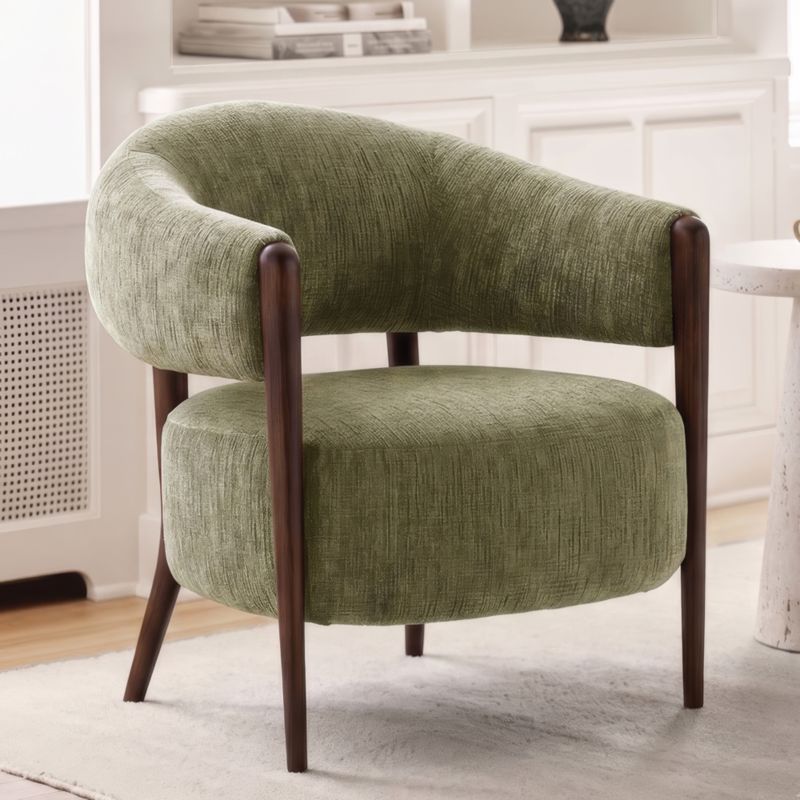 Santi Wood Accent Chair - image 4 of 8