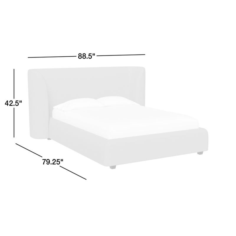 View Contour Upholstered Full Bed - image 3 of 9