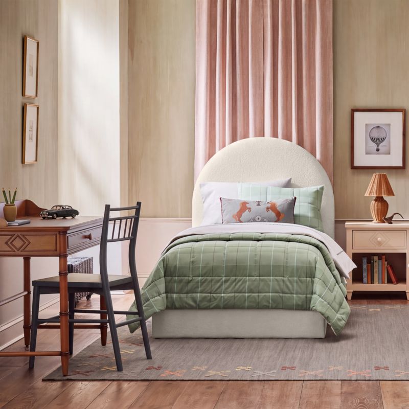Emma Cream Upholstered Arched Kids Twin Storage Bed - image 5 of 13