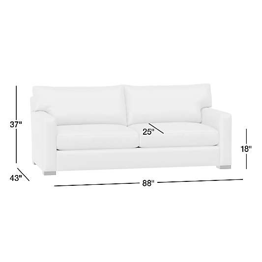 Axis 88" Leather Sofa