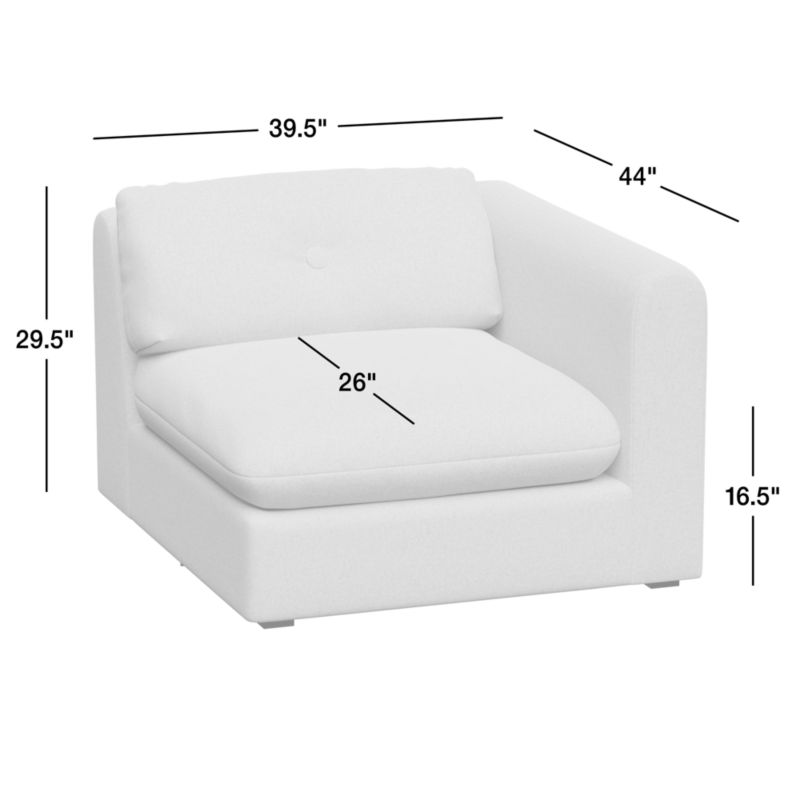 Bucktown Right-Arm Chair Sectional Piece