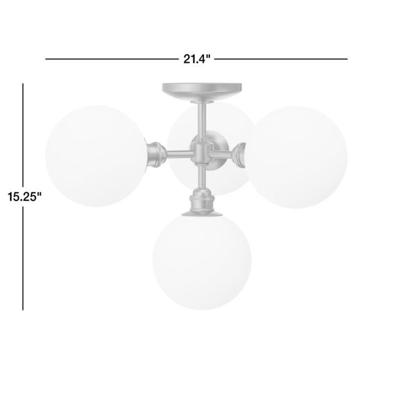 View Bouldin Brass Flush Mount Light - image 2 of 6