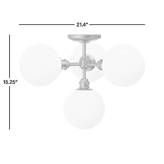 Bouldin Brass Flush Mount Light