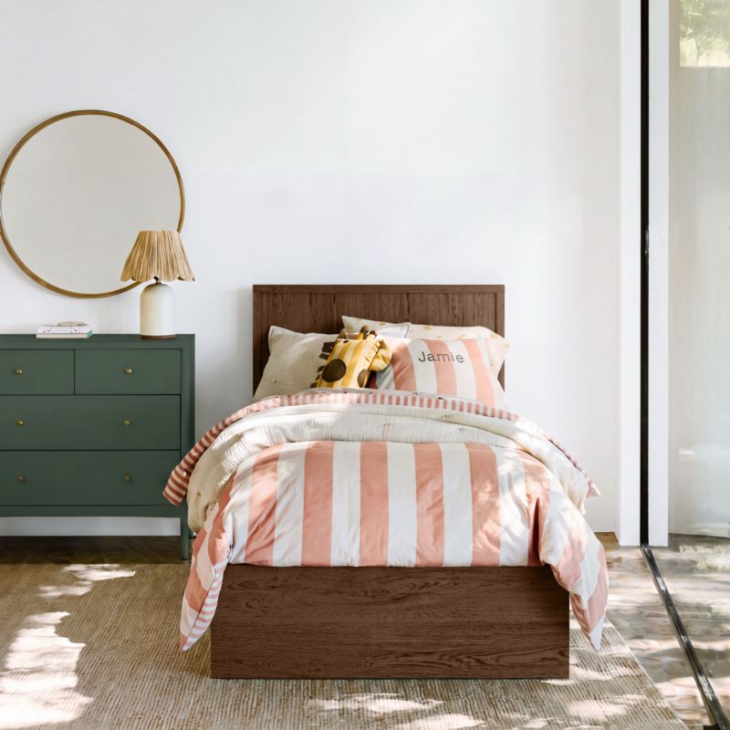Oliver Deep Brown Wood Kids Twin Bed - image 4 of 6