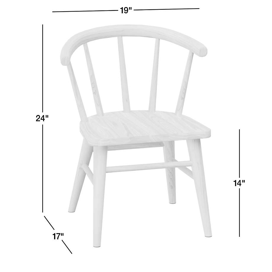 View Set of 2 Anker Natural Wood Kids Play Chair - image 2 of 9