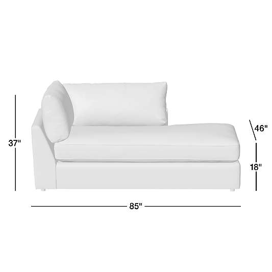 Lounge Deep Right-Arm Corner Bumper Sectional Piece