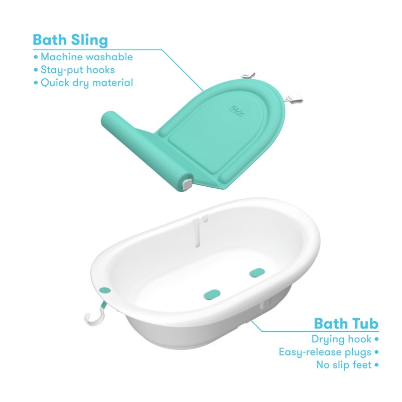 Fridababy® 4-in-1 Grow With Me Baby Bath Tub - image 5 of 7