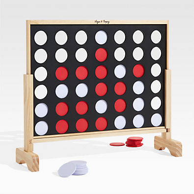 View Oversized 4-in-a-Row Yard Game 28" details