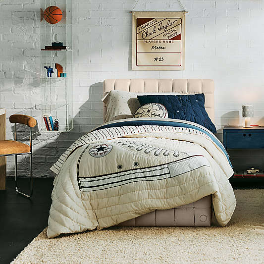 Converse Natural Puffy Canvas Kids Bed