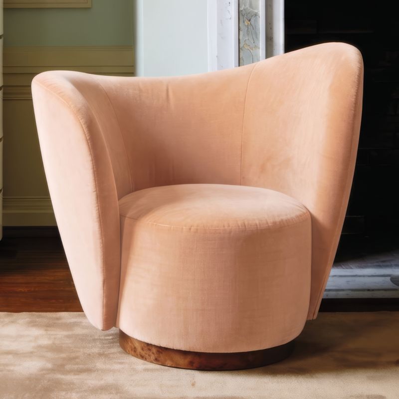 Salon Swivel Accent Chair by Laura Harrier and Tiffany Howell - image 4 of 10