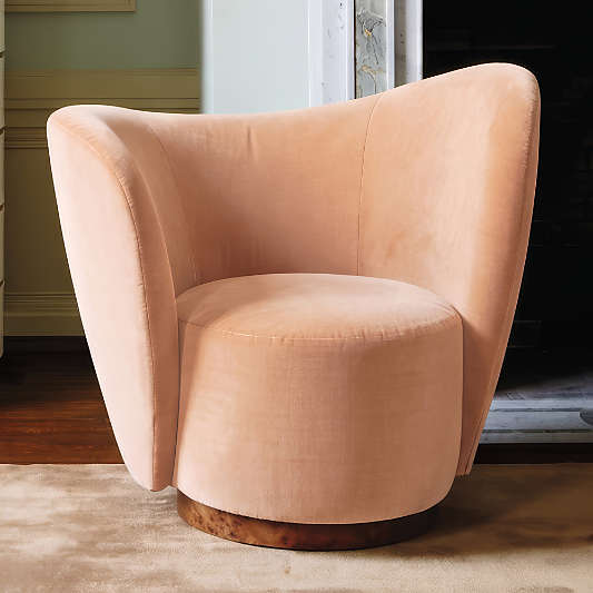 Salon Swivel Accent Chair by Laura Harrier and Tiffany Howell