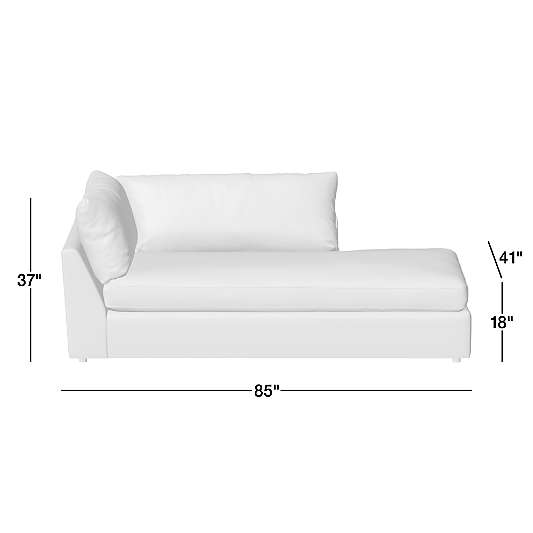 Lounge Right-Arm Corner Bumper Sectional Piece