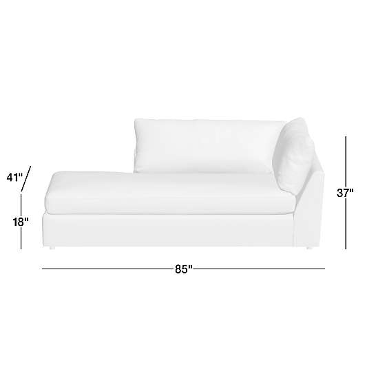 Lounge Left-Arm Corner Bumper Sectional Piece