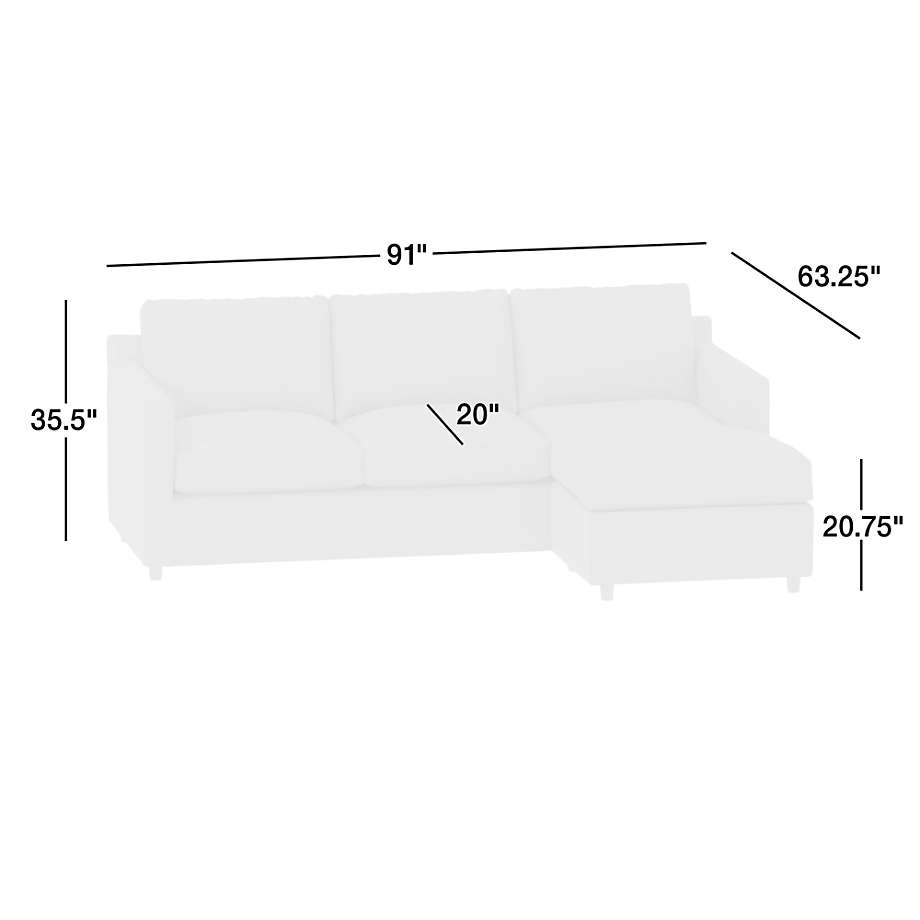 View Barrett II Right-Arm Leather Lounger Sectional Sofa - image 3 of 13