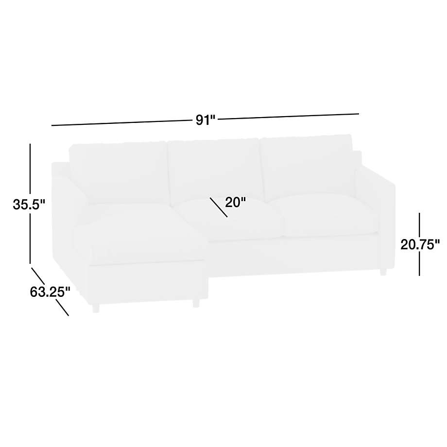 View Barrett II Left-Arm Leather Lounger Sectional Sofa - image 3 of 13