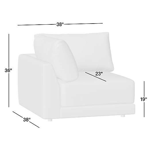 Gather Corner Chair Sectional Piece