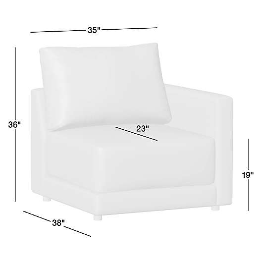 Gather Right-Arm Chair Sectional Piece