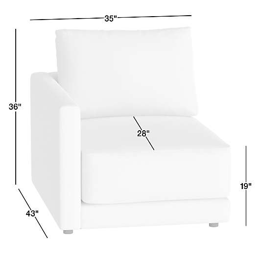 Gather Deep Left-Arm Chair Sectional Piece