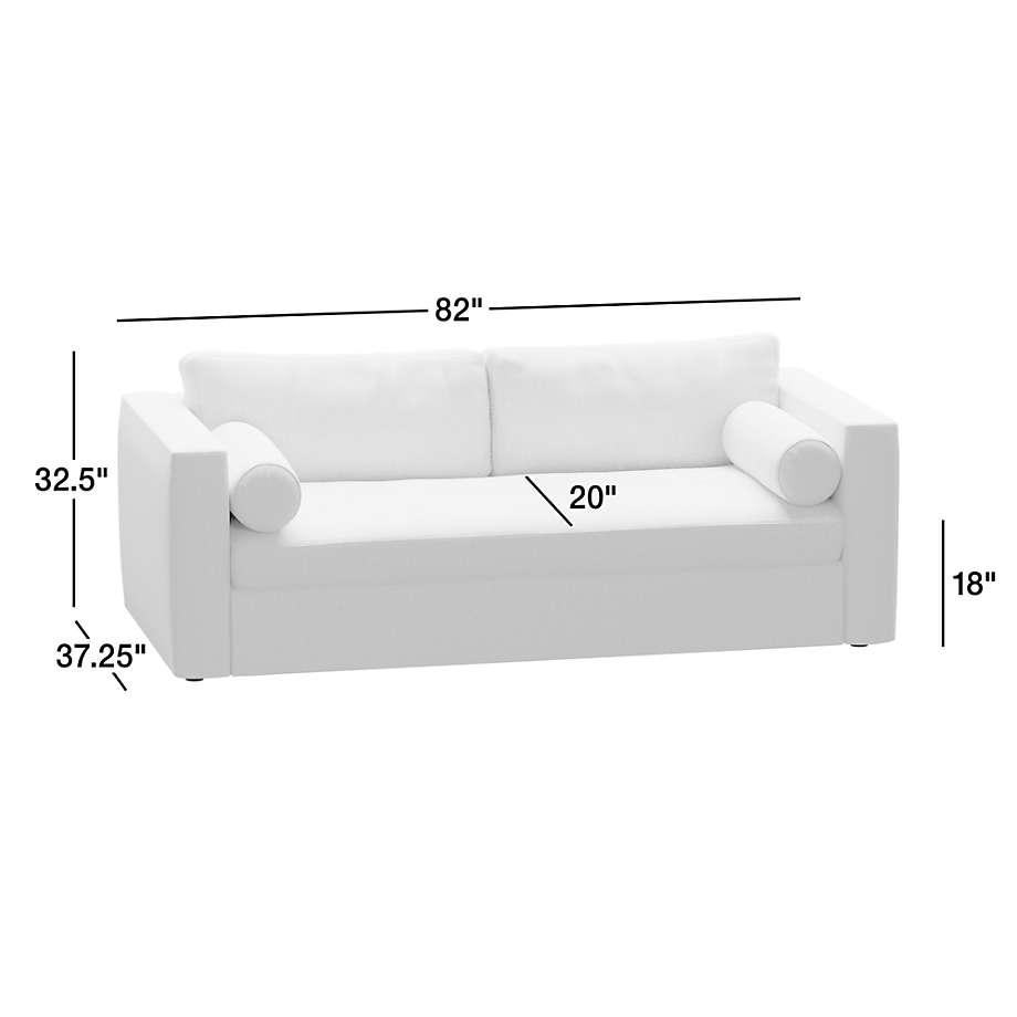 View Aris Upholstered Queen Sleeper Bench Sofa - image 4 of 13