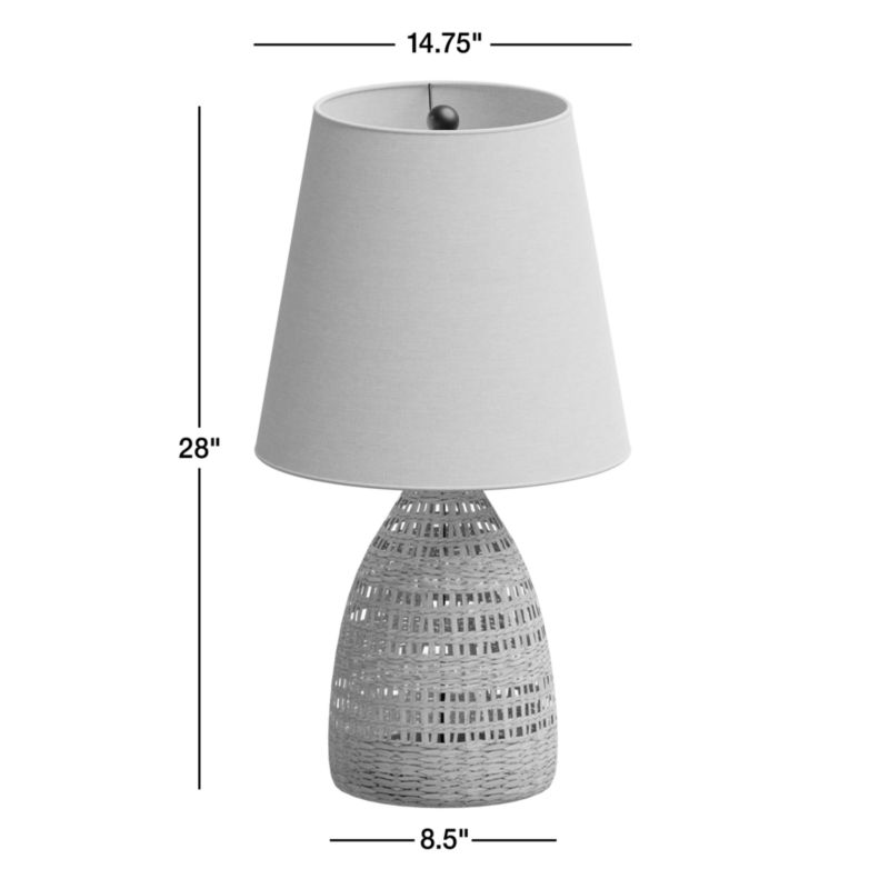 Nossa Woven Seagrass Table Lamp