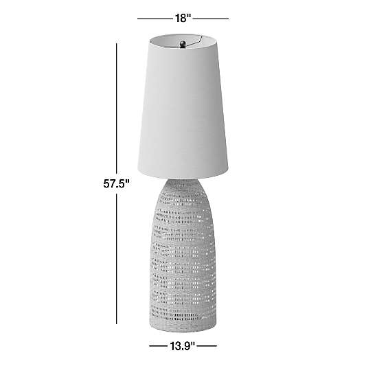 Nossa Woven Seagrass Floor Lamp