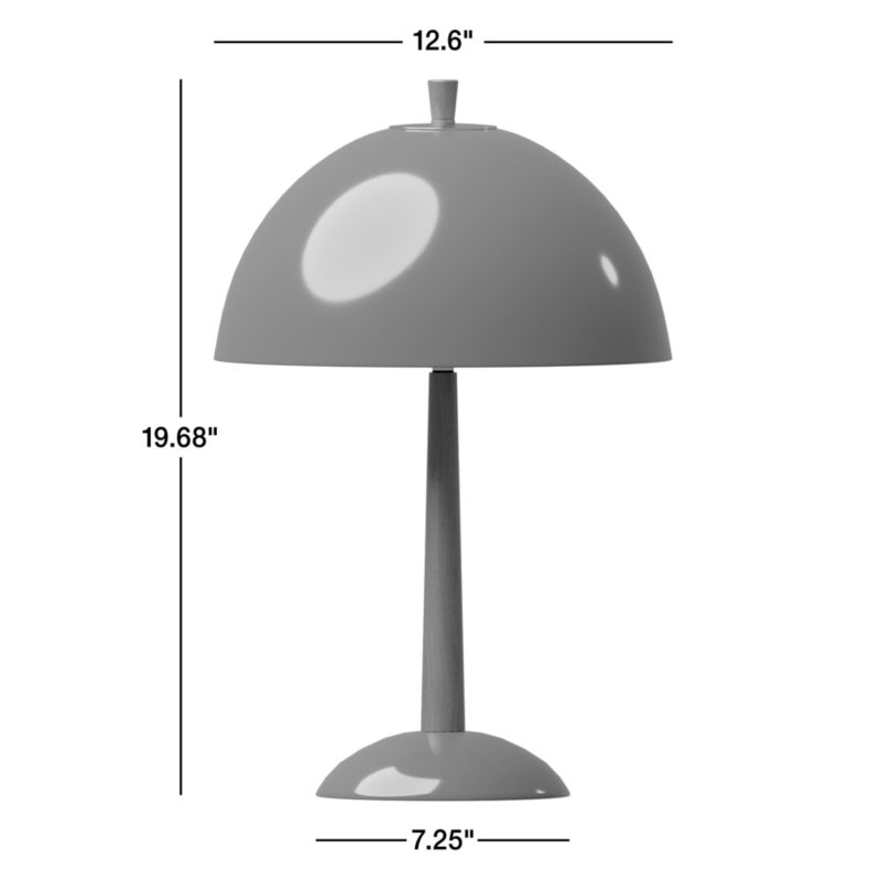 Clem Light Green Metal Table Lamp