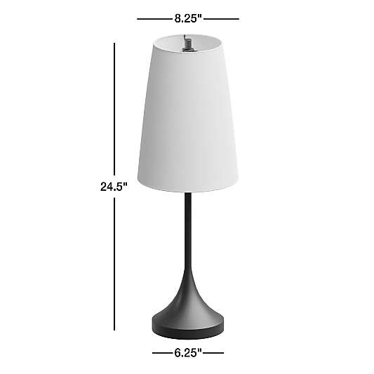 Seguin Black Metal Table Lamp