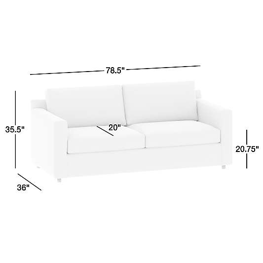 Barrett II Track Arm Sofa (71"-104")