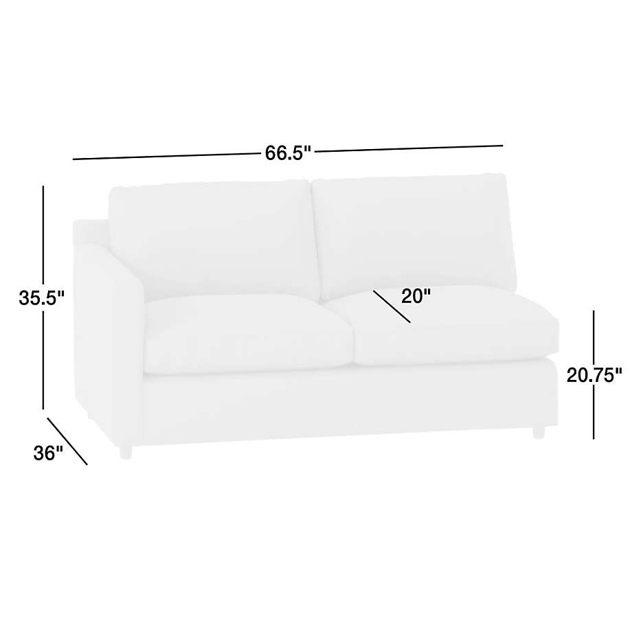 View Barrett II Left-Arm Apartment Sofa - image 3 of 5
