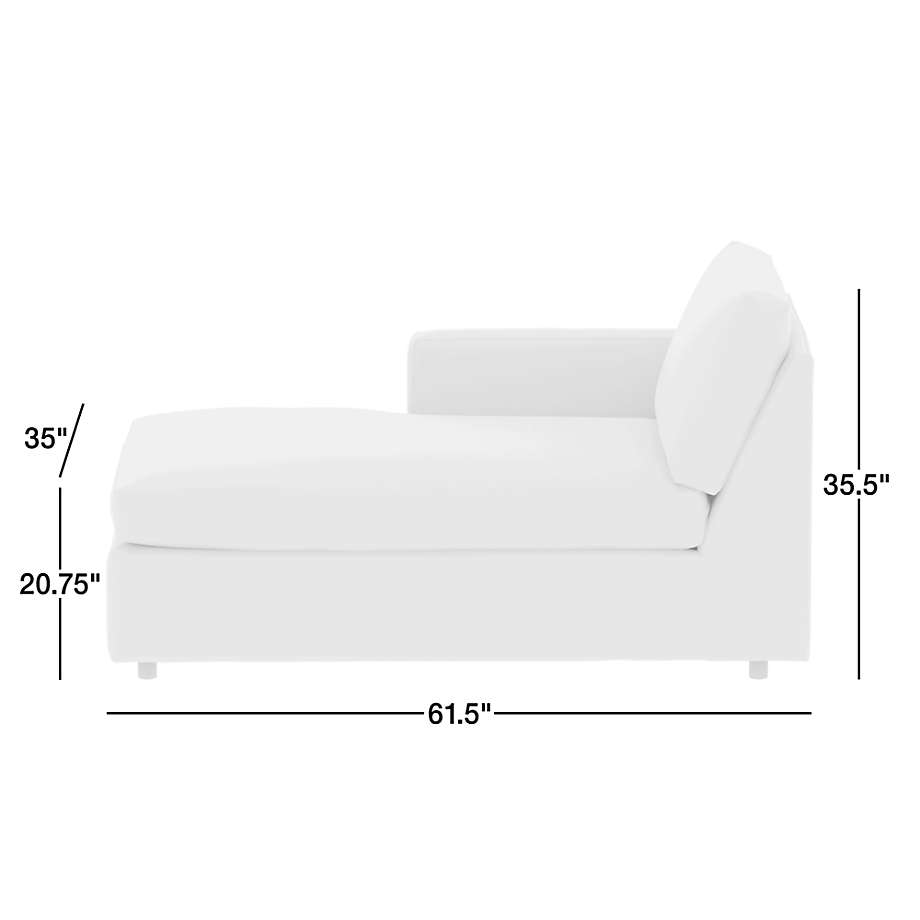 View Barrett II Left-Arm Chaise Lounge Sectional Piece - image 4 of 6