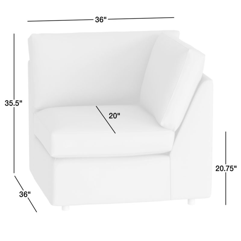 View Barrett II Corner Chair - image 3 of 4