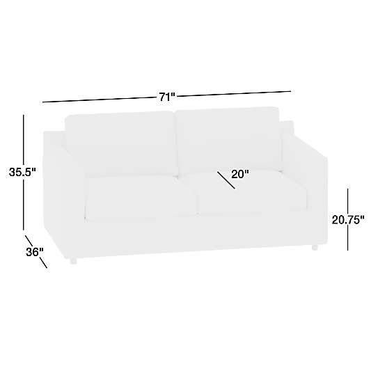 Barrett II Track Arm Sofa (71"-104")