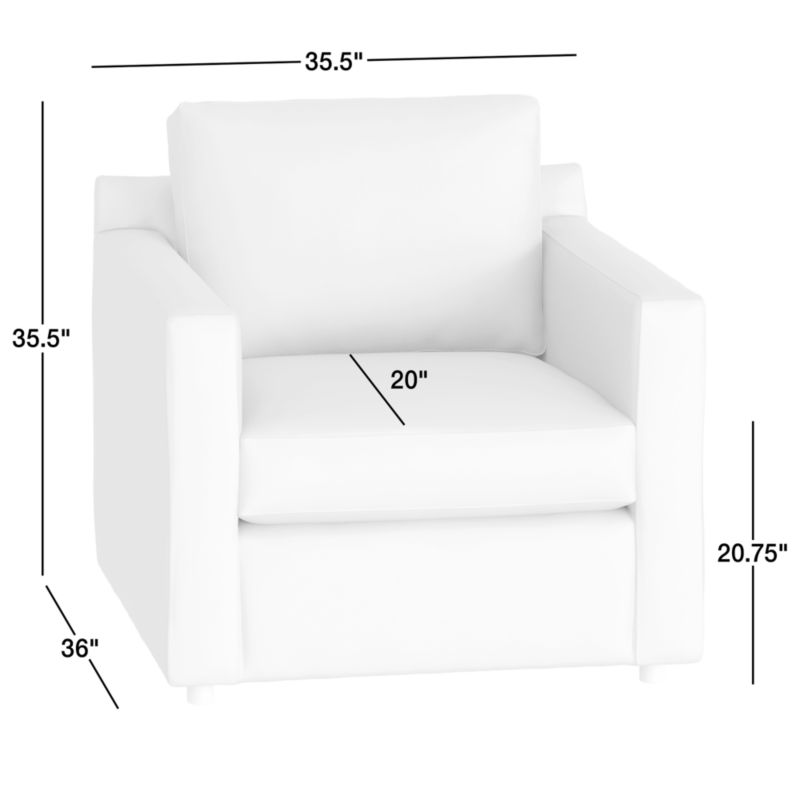 View Barrett II Track Arm Chair - image 2 of 7