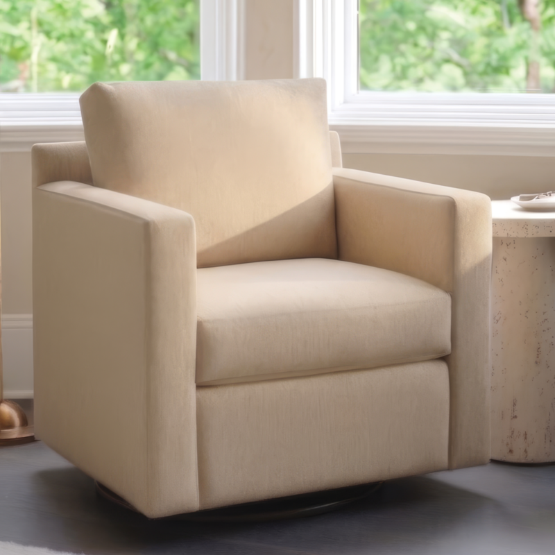 Barrett II 35.5" Track Arm Swivel Chair - image 3 of 10
