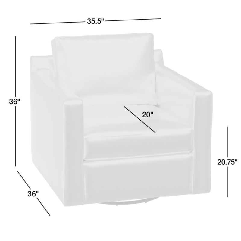 View Barrett II Track Arm Swivel Chair - image 2 of 8