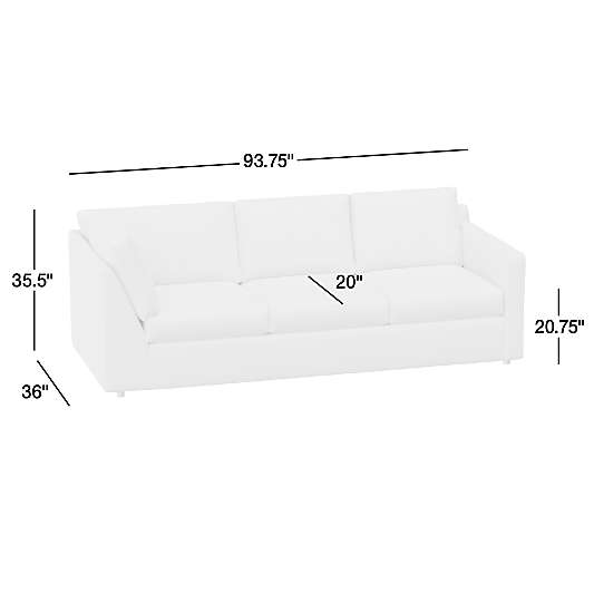 Barrett II Right-Arm Corner Sofa Sectional Piece