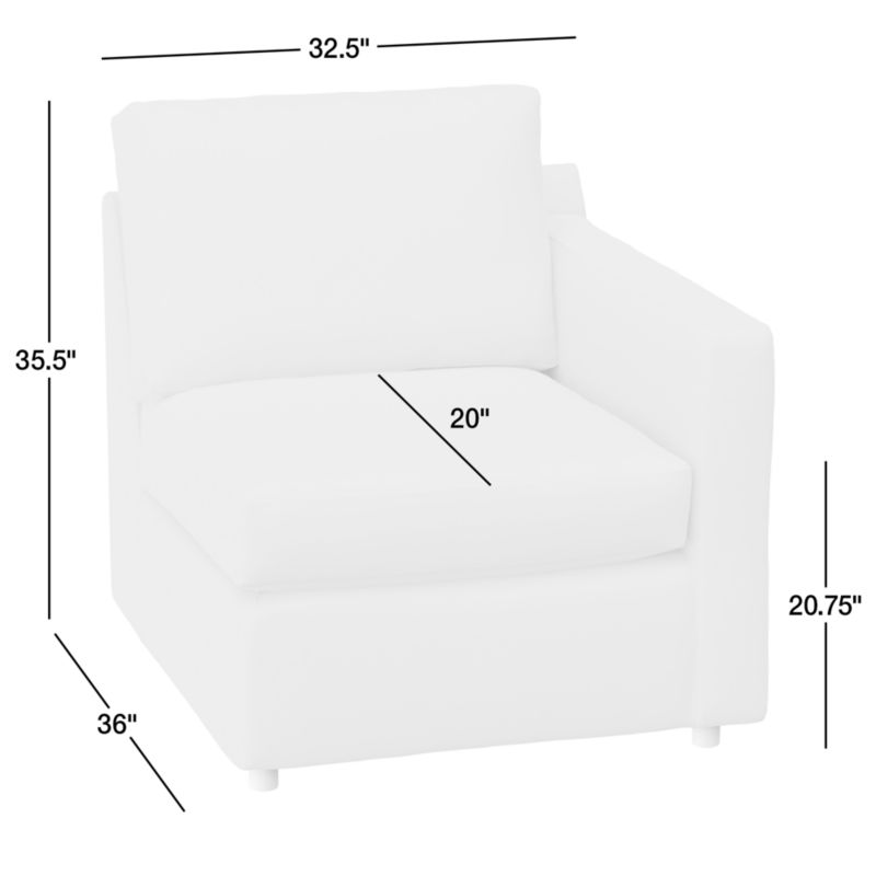 View Barrett II Right Arm Chair - image 3 of 4