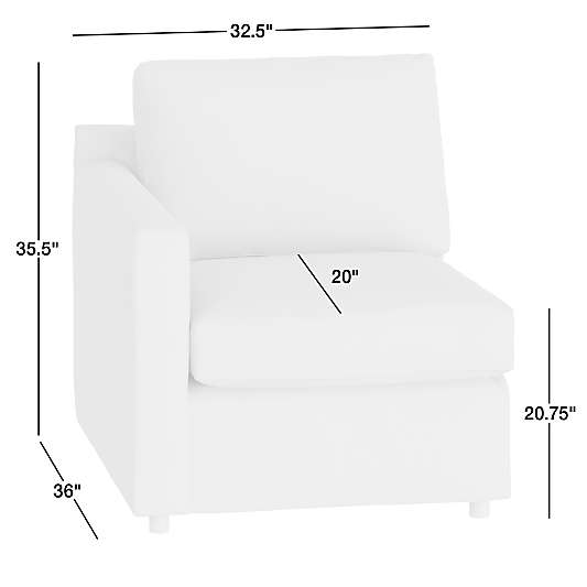 Barrett II Left-Arm Chair Sectional Piece