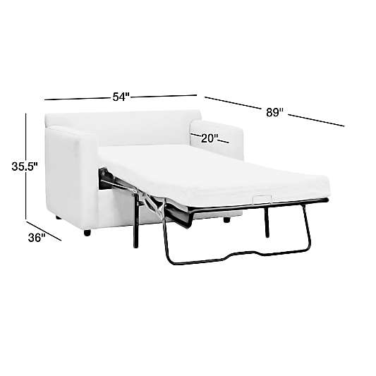 Barrett II 54" Track Arm Twin Sleeper Chair and a Half