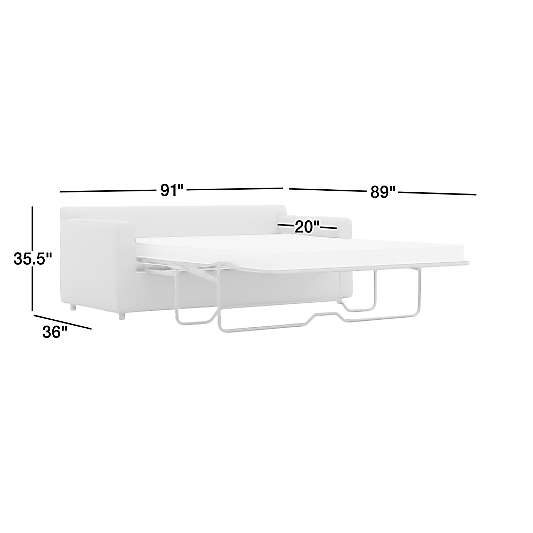 Barrett II Track Arm Sleeper Sofa (54"-91")