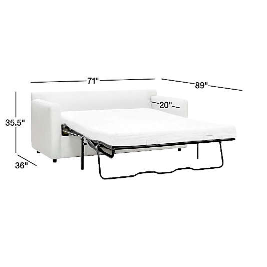 Barrett II Track Arm Sleeper Sofa (54"-91")
