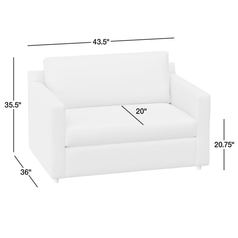 View Barrett II Track Arm Chair and a Half - image 2 of 8