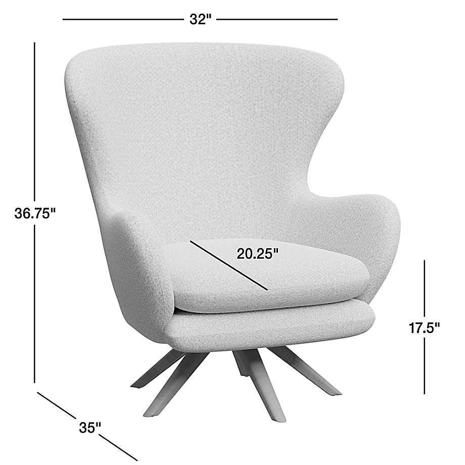 Wingback swivel desk online chair