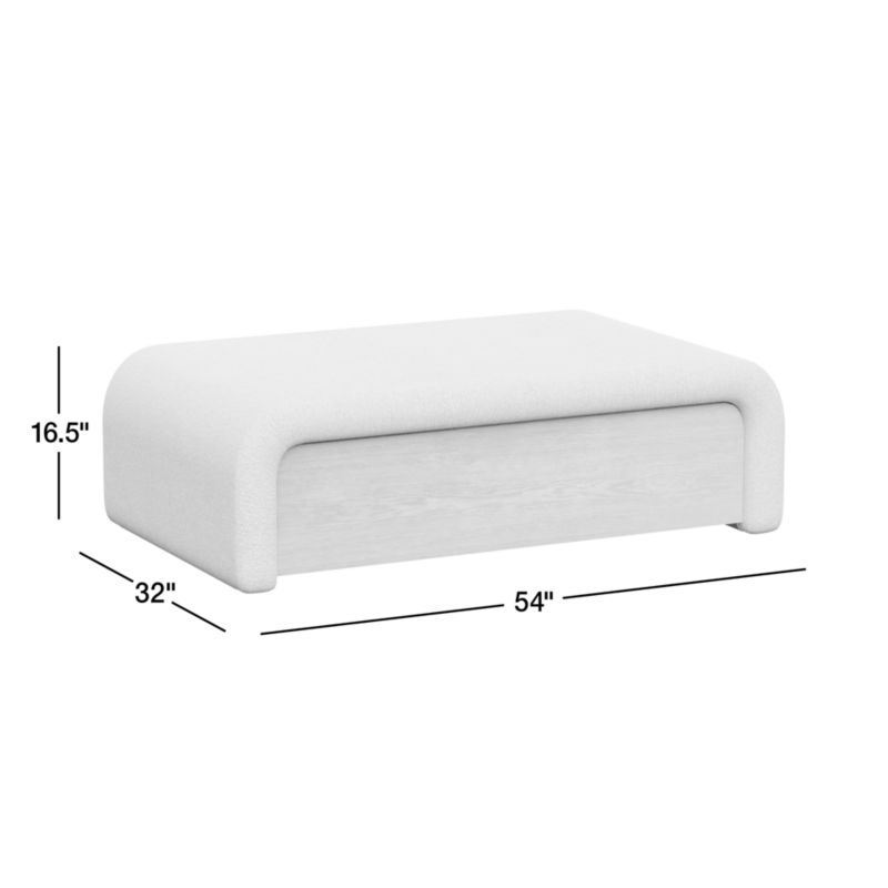 View Smith Upholstered Storage Ottoman - image 3 of 8