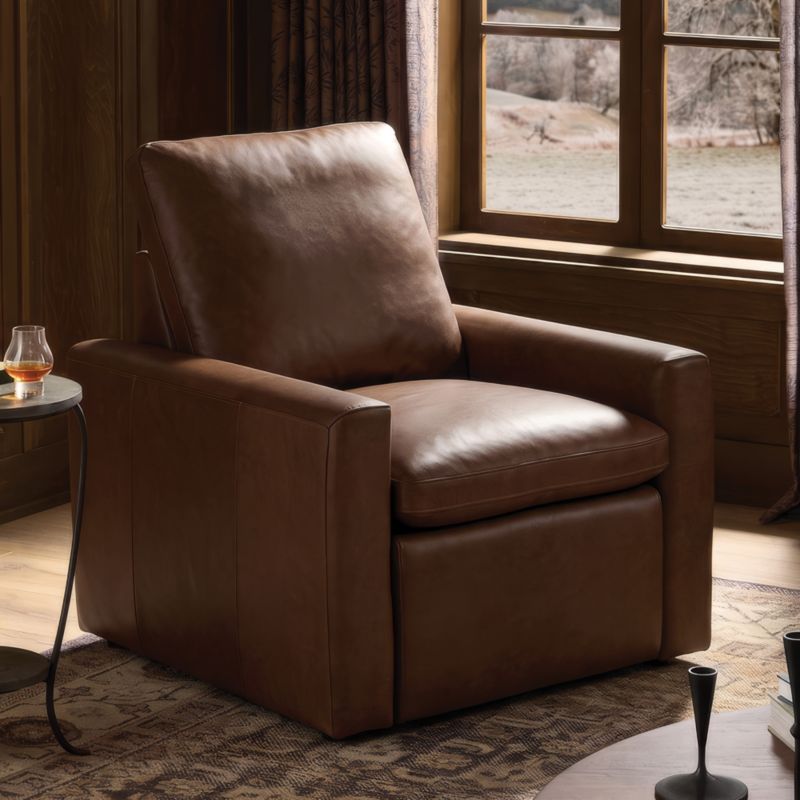 Tillery 35.75" Leather Power Recliner Chair - image 4 of 11